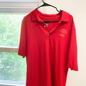 MENS GREG NORMAN KIAWAH CLUB GOLF POLO EUC!
